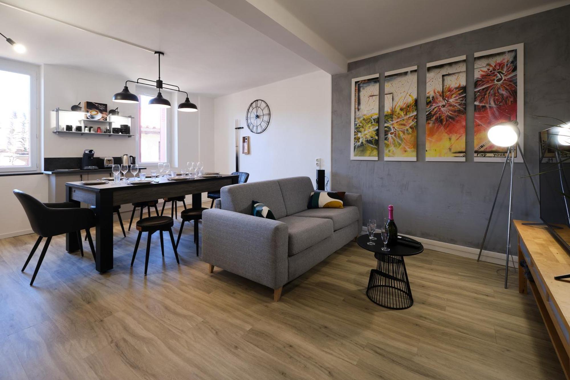 Magnifique*T4*Centre Ville*Wifi*Billard*Netflix* Limoux Eksteriør bilde